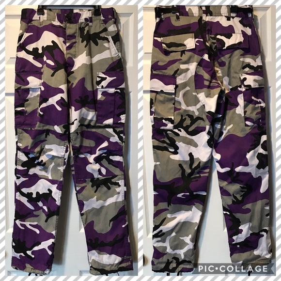 Camo Military Bdu Pants Rothco Violet 